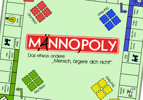 Neugestaltung von "Mesch ärgere dich nicht".