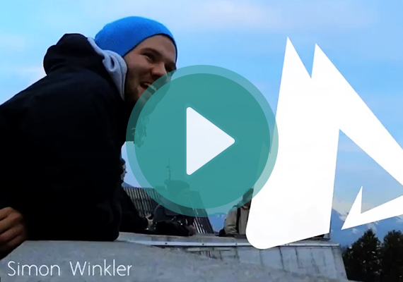 Gleitschirmflieger Winkler Simon in Aktion