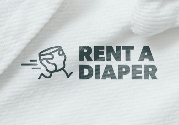 Erstellung eines Logos für nachhaltige Babywindeln.